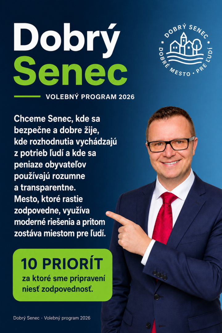 Dobrý Senec – Volebný program 2026