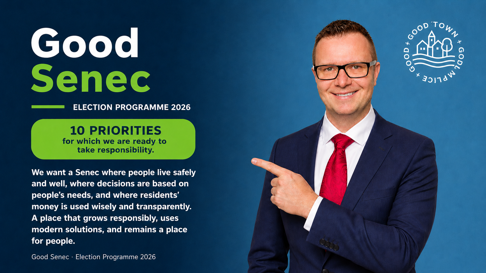 Good Senec – Election Programme 2026 cover